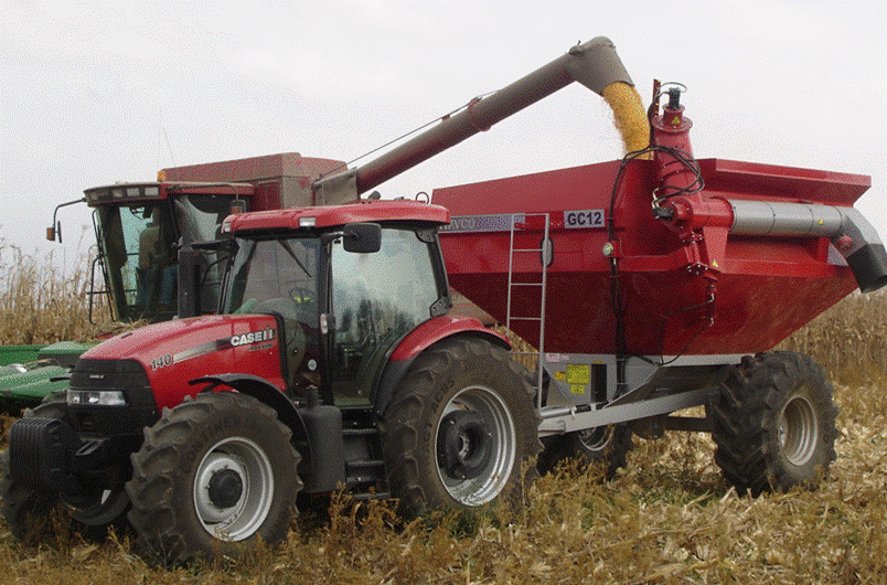 Tapkarre grain transfer wagons 